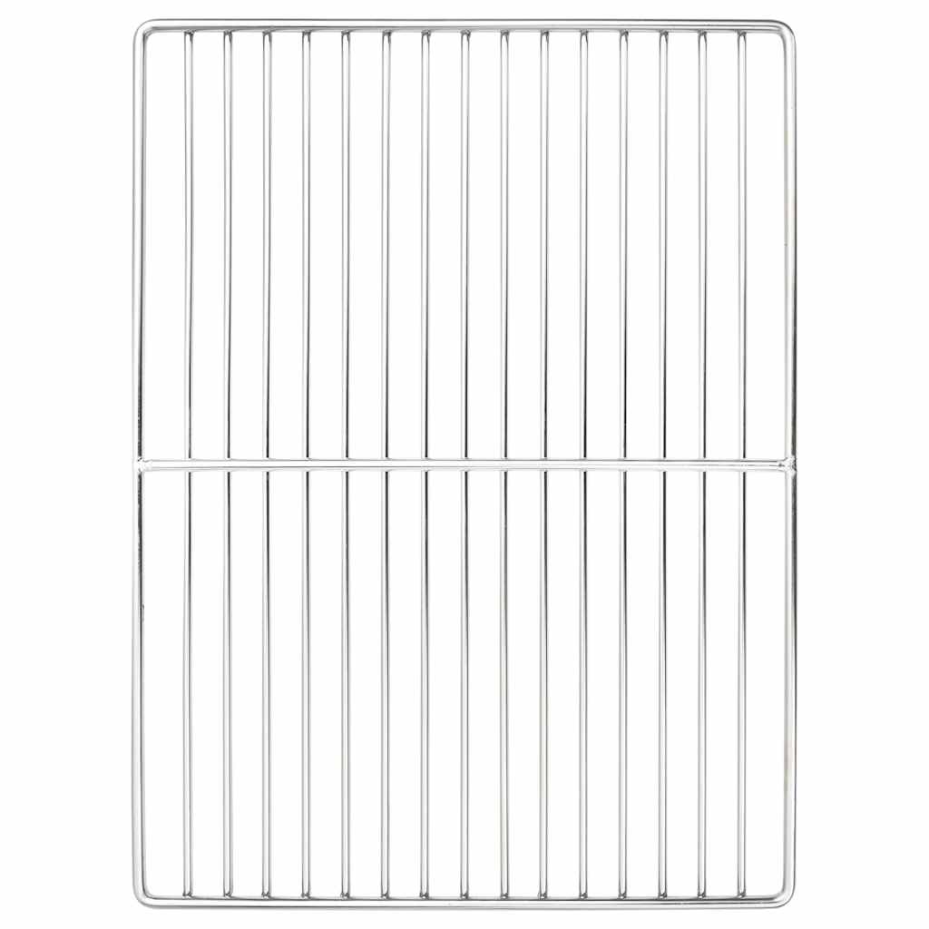 vidaXL Σχάρα ψησίματος Ασημί 40 x 30 cm Ανοξείδωτο ατσάλι