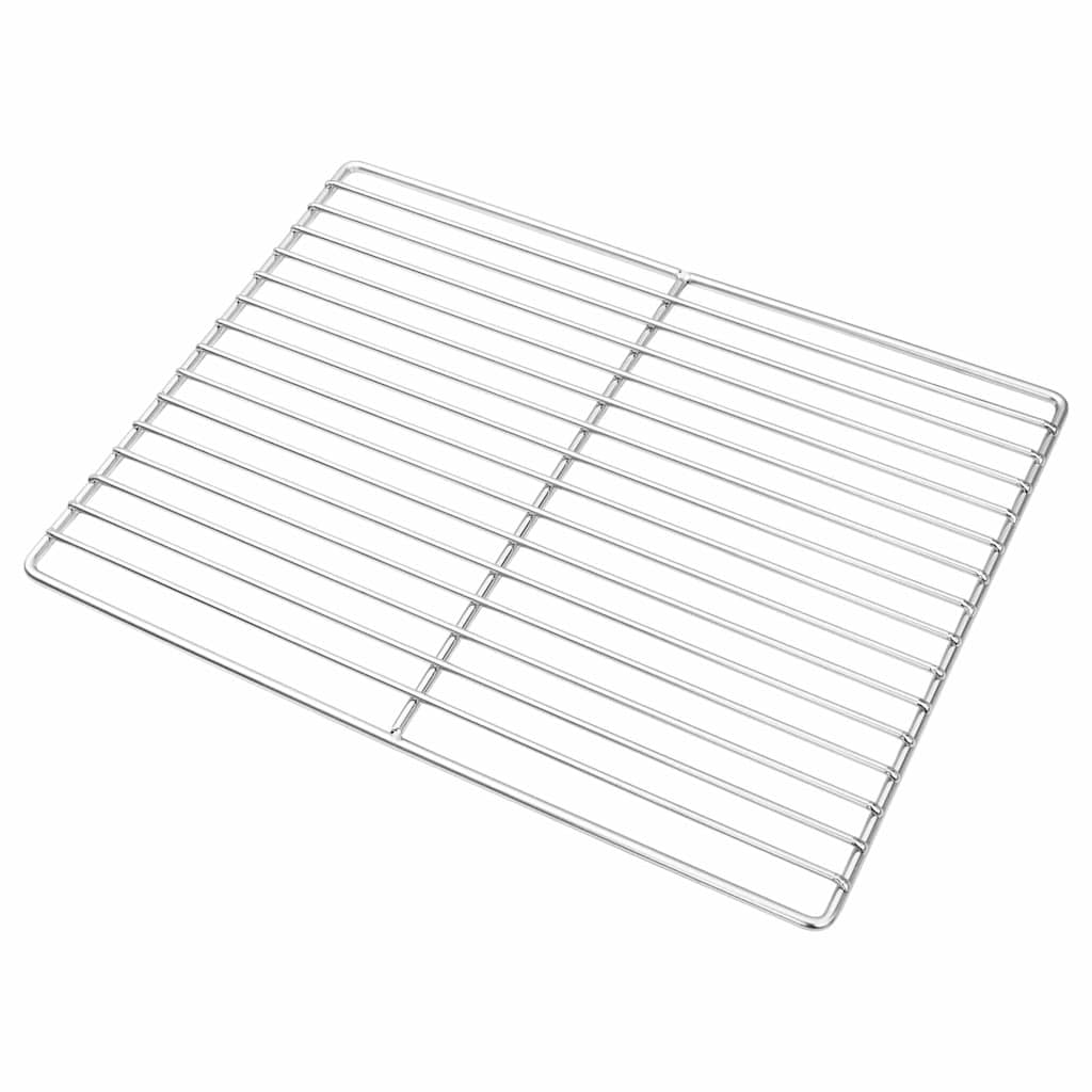 vidaXL Σχάρα ψησίματος Ασημί 40 x 30 cm Ανοξείδωτο ατσάλι