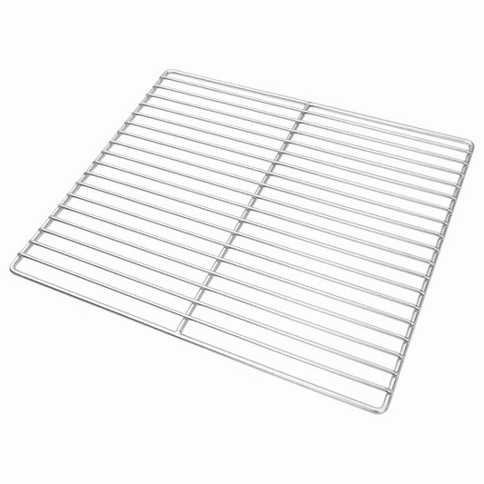vidaXL Σχάρα ψησίματος Ασημί 40 x 35 εκ. Ανοξείδωτο ατσάλι