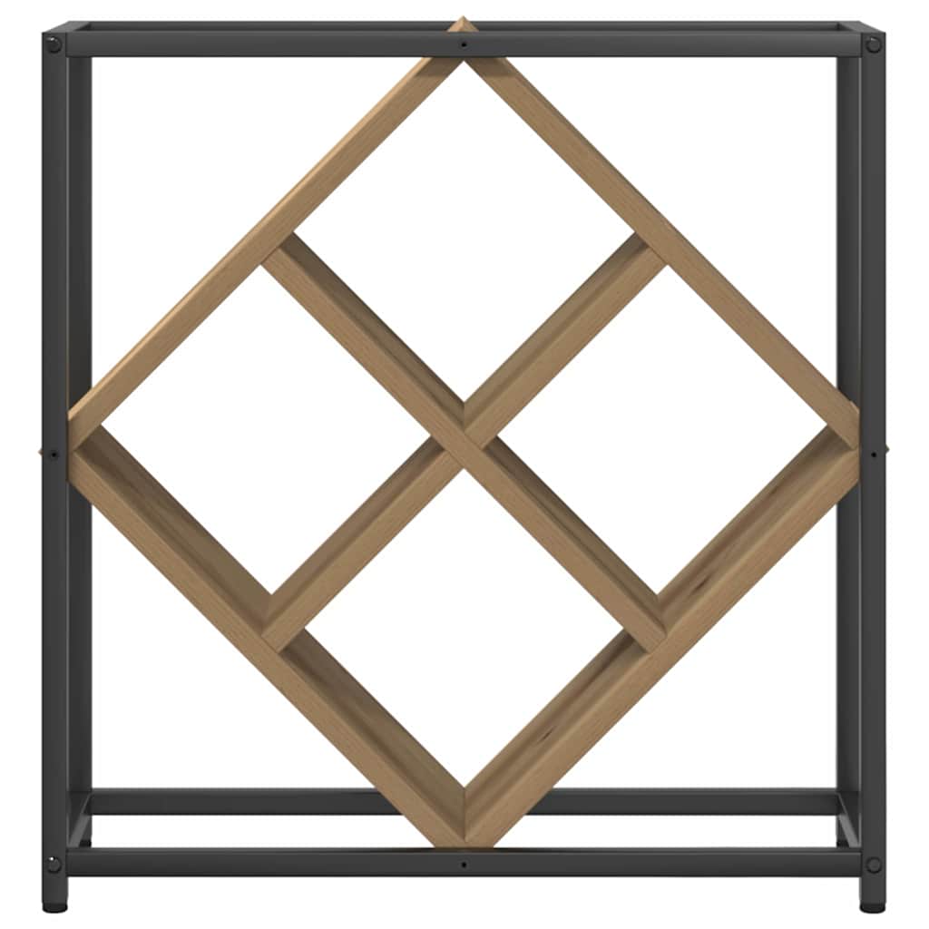 vidaXL Ράφι Κρασιού artisan δρυς 51 x 18 x 52.5 εκ. Επεξεργασμένο ξύλο