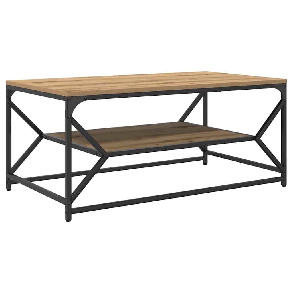 vidaXL Τραπεζάκι σαλονιού artisan δρυς 90 x 50 x 40 cm