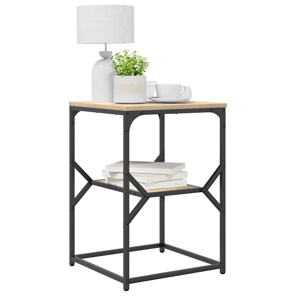 vidaXL Τραπεζάκι Πλευράς Δρύς Sonoma 41 x 40 x 60 εκ.
