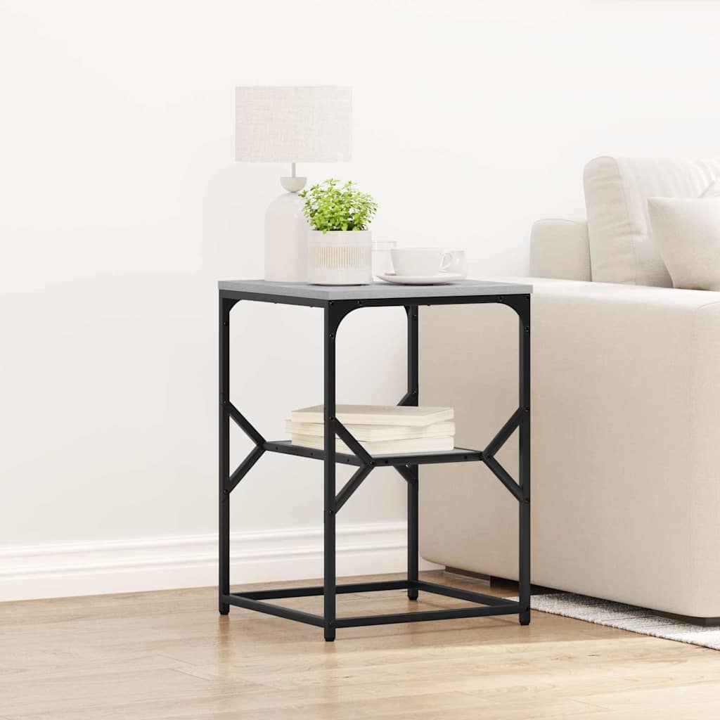 vidaXL Τραπεζάκι Πλευράς Γκρίζο Σονομα 41 x 40 x 60 εκ.