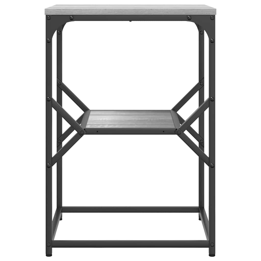 vidaXL Τραπεζάκι Πλευράς Γκρίζο Σονομα 41 x 40 x 60 εκ.