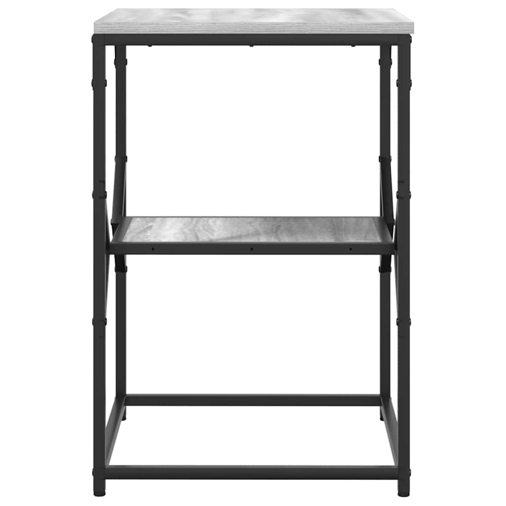 vidaXL Τραπεζάκι Πλευράς Γκρίζο Σονομα 41 x 40 x 60 εκ.