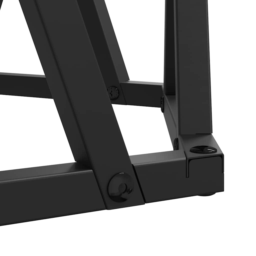 vidaXL Τραπεζάκι σαλονιού 2 pcs Μαύρη δρυς 50 x 50 x 50 cm