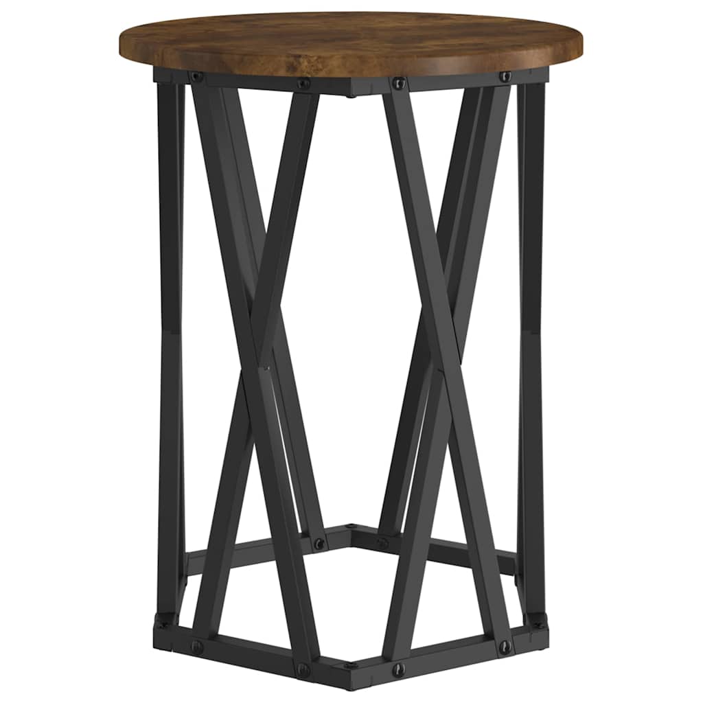 vidaXL Τραπεζάκι σαλονιού 2 pcs Καπνιστή δρυς 50 x 50 x 50 cm