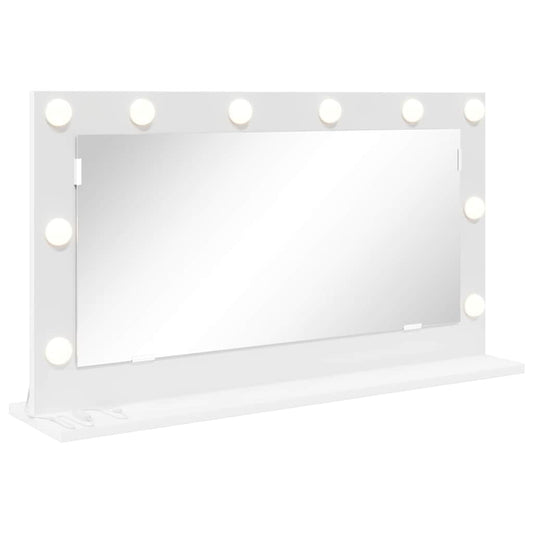 vidaXL Καθρέφτης τουαλέτας Ορθογώνιος Λευκό 80 x 45 x 18 εκ.