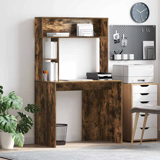 vidaXL Γραφείο Καπνιστή δρυς 91 x 50 x 149 εκ Επεξεργασμένο ξύλο