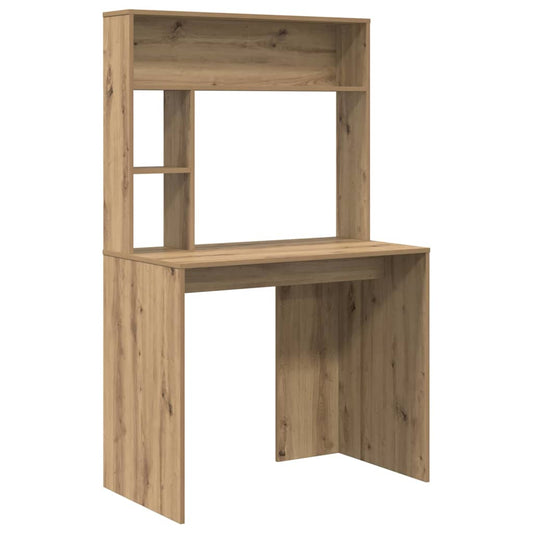 vidaXL Γραφείο Artisan Oak 91 x 50 x 149 εκ Επεξεργασμένο Ξύλο