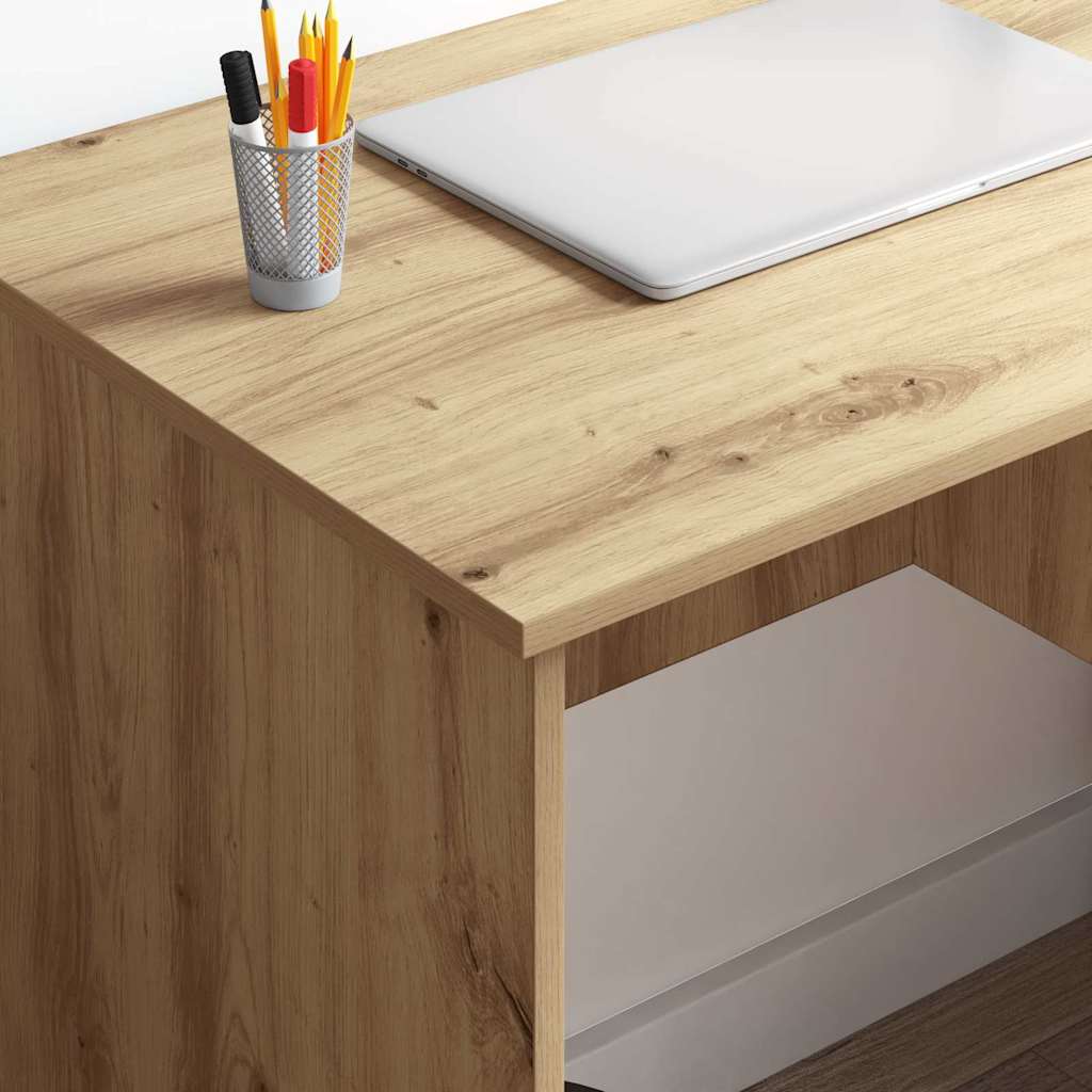 vidaXL Γραφείο artisan δρυς 90 x 49.5 x 75 εκ. Επεξεργασμένο ξύλο