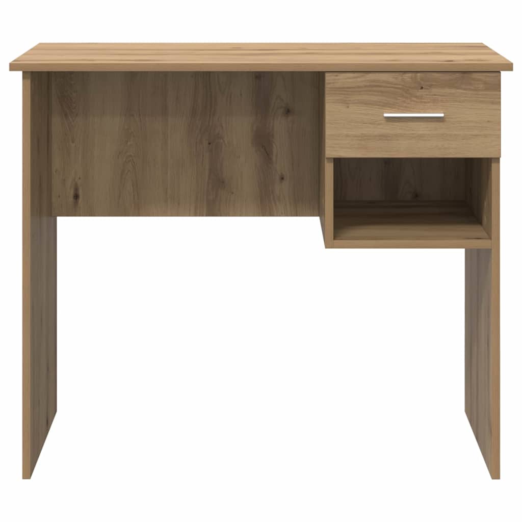 vidaXL Γραφείο artisan δρυς 90 x 49.5 x 75 εκ. Επεξεργασμένο ξύλο