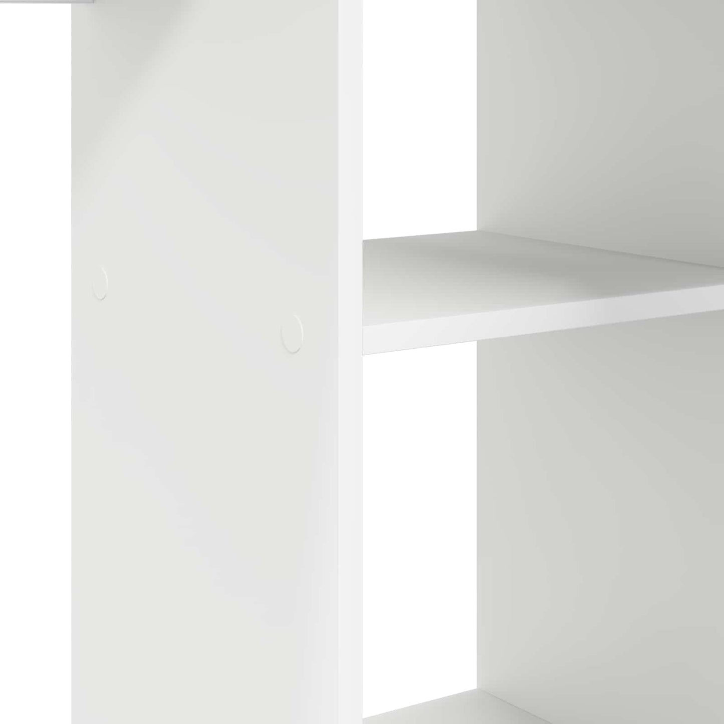 vidaXL Γραφείο με ράφι Λευκό 142 x 102 x 73 εκ Επεξεργασμένο ξύλο