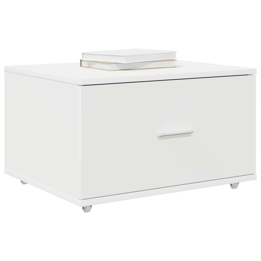 vidaXL Ντουλάπι με Συρτάρια 55 x 45 x 31 εκ Λευκό