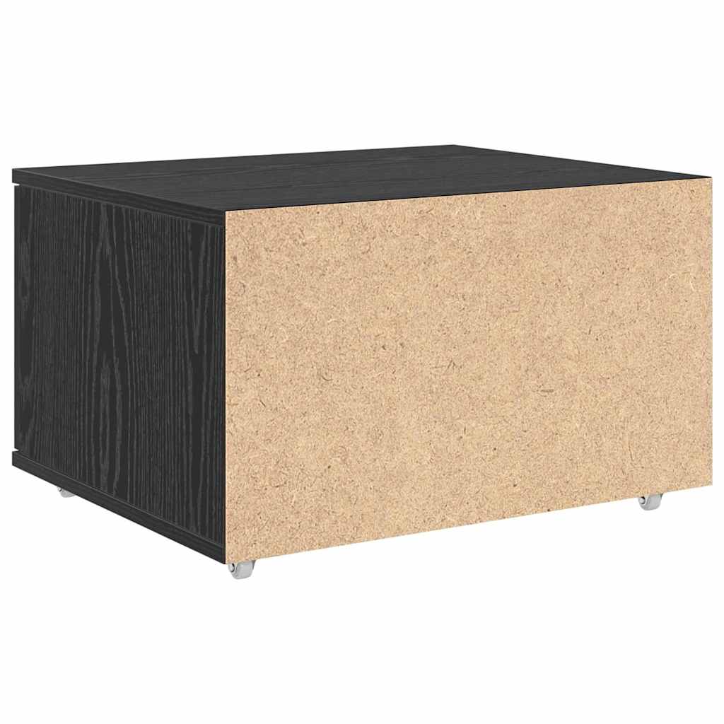 vidaXL Ντουλάπι με Συρτάρια 55 x 45 x 31 εκ Μαύρη Οξυά