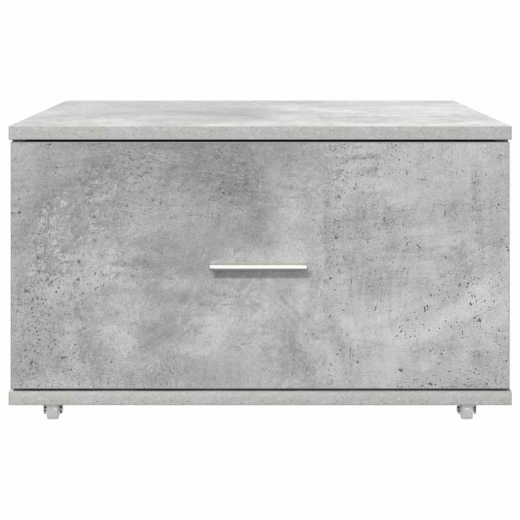 vidaXL Ντουλάπι με Συρτάρια 55 x 45 x 31 εκ Σκυρόδεμα Γκρι