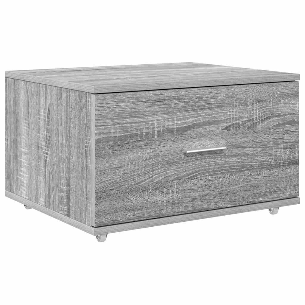 vidaXL Ντουλάπι με Συρτάρια 55 x 45 x 31 εκ Γκρίζο Σονομα