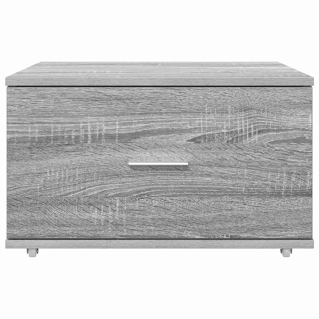 vidaXL Ντουλάπι με Συρτάρια 55 x 45 x 31 εκ Γκρίζο Σονομα