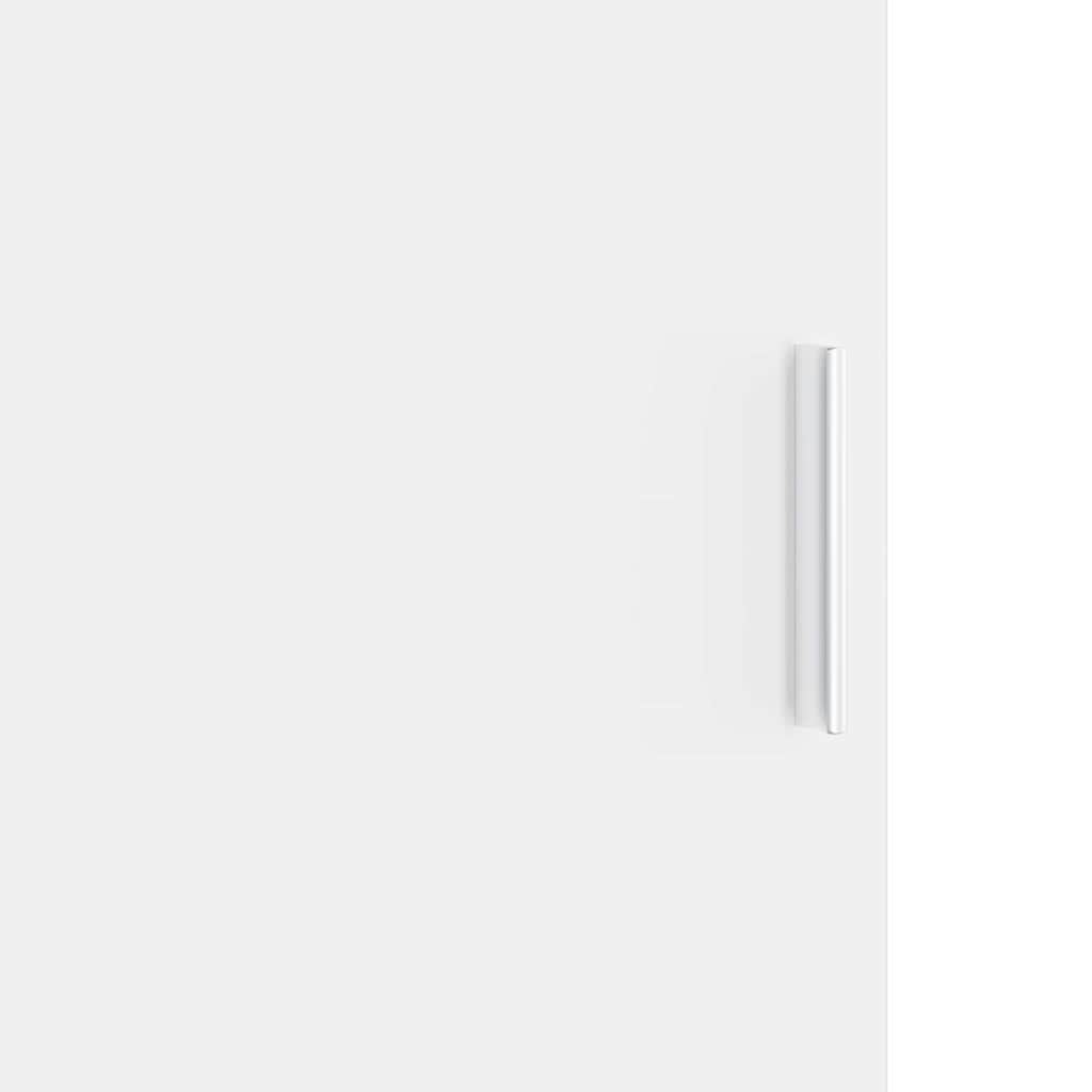 vidaXL Ψηλό Ντουλάπι Λευκό 35 x 39 x 168 εκ Επεξεργασμένο ξύλο