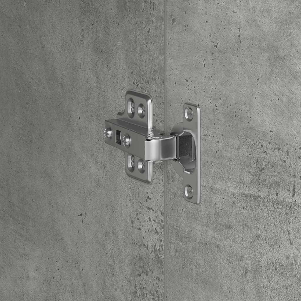 vidaXL Ψηλό Ντουλάπι Γκρι σκυροδέματος 35 x 39 x 168 εκ