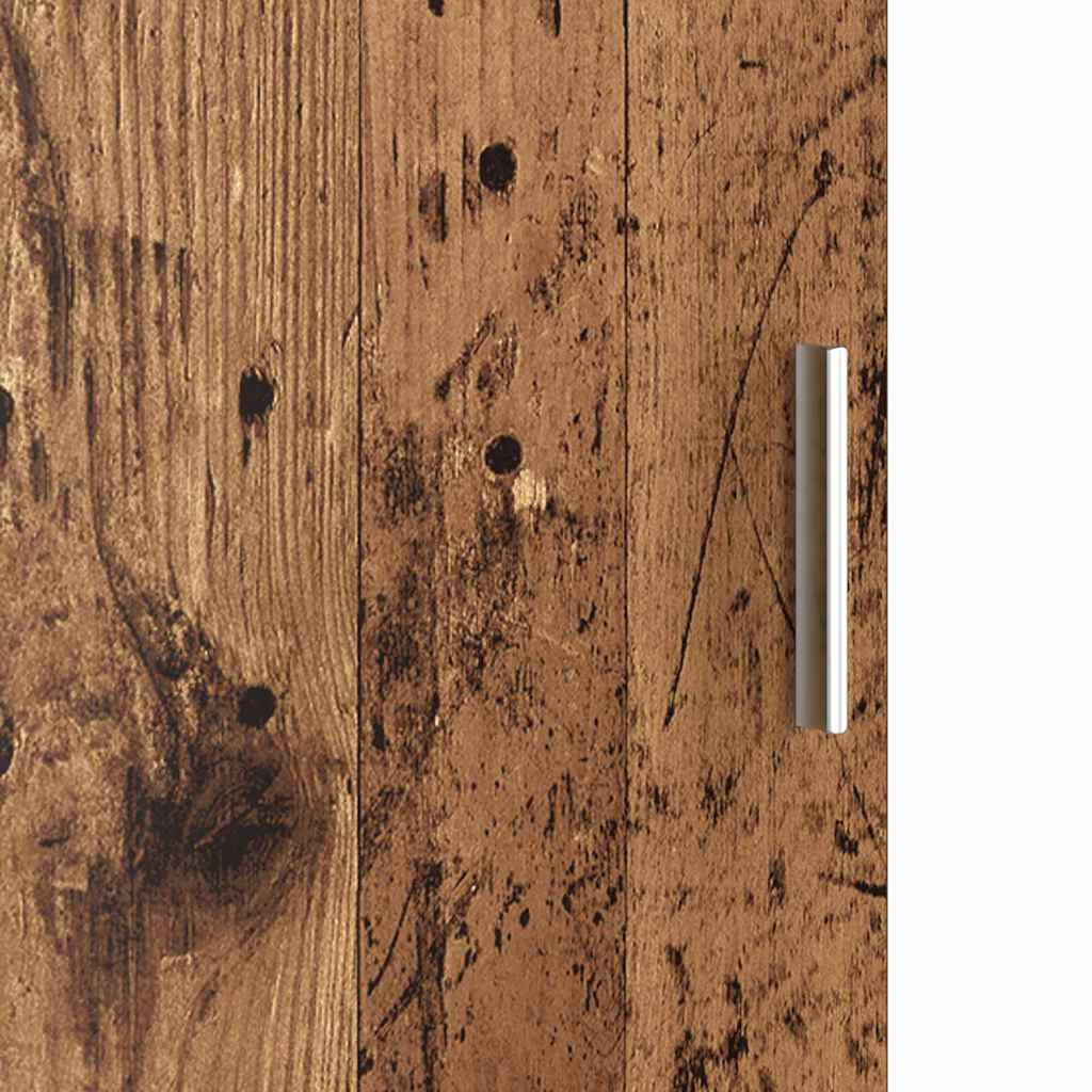 vidaXL Ψηλό Ντουλάπι Παλαιό ξύλο 35 x 39 x 168 εκ Επεξεργασμένο ξύλο