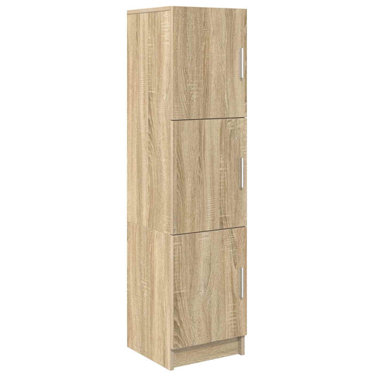 vidaXL Highboard Δρύς Sonoma 31.5 x 32 x 122.5 εκ