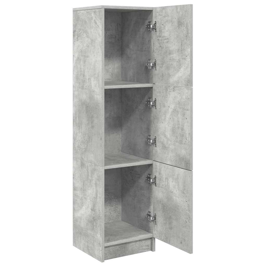vidaXL Highboard Σκυρόδεμα Γκρι 31.5 x 32 x 122.5 εκ