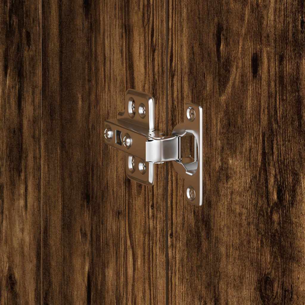 vidaXL Ψηλή Ντουλάπα Καπνιστή δρυς 31,5 x 32 x 124 εκ