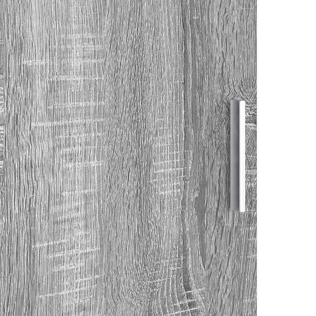 vidaXL Ψηλή Ντουλάπα Γκρι sonoma 31,5 x 32 x 124 εκ Επεξεργασμένο ξύλο