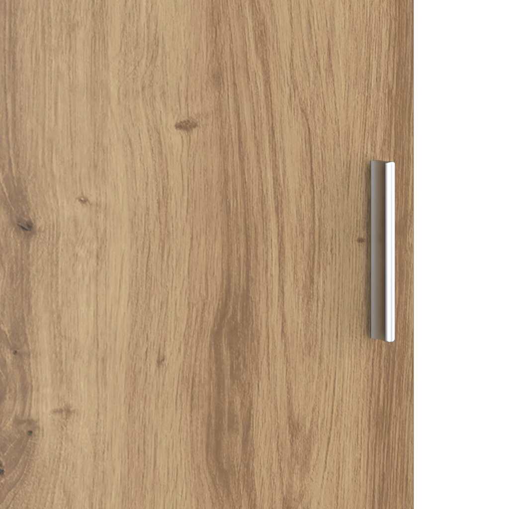 vidaXL Ψηλή Ντουλάπα artisan δρυς 31,5 x 32 x 124 εκ