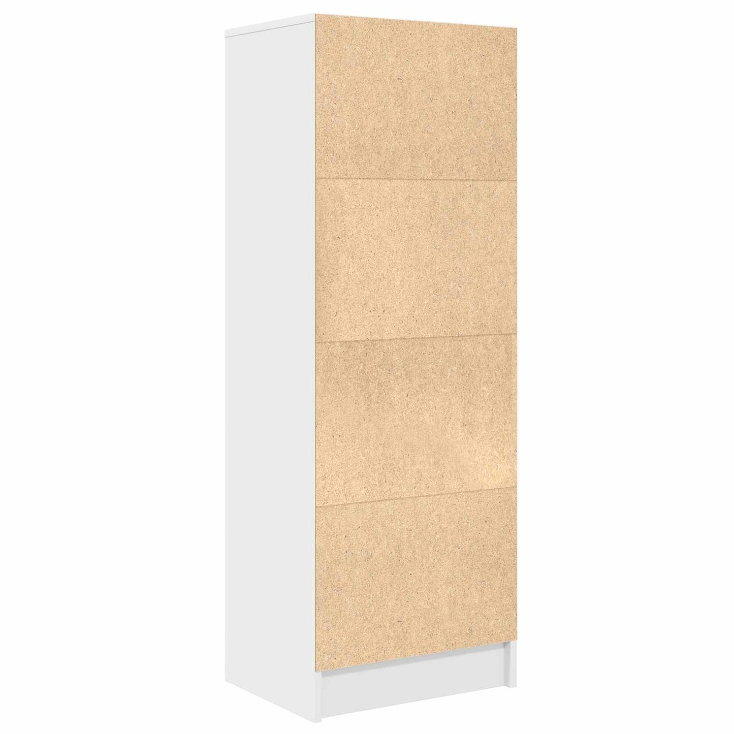 vidaXL Highboard με συρτάρι Λευκό 45,5 x 34 x 127 εκ