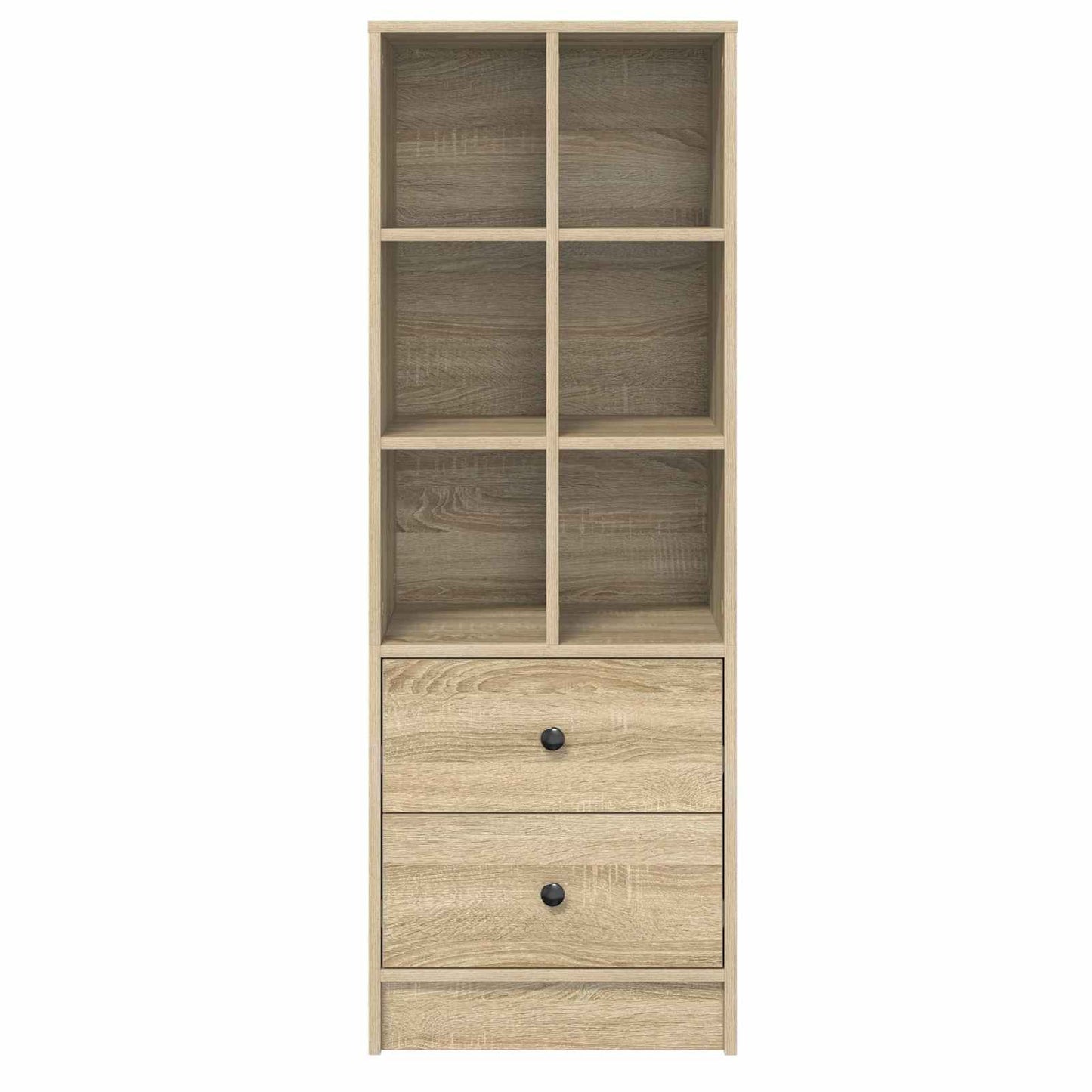 vidaXL Highboard με συρτάρι Δρύς Sonoma 45,5 x 34 x 127 εκ
