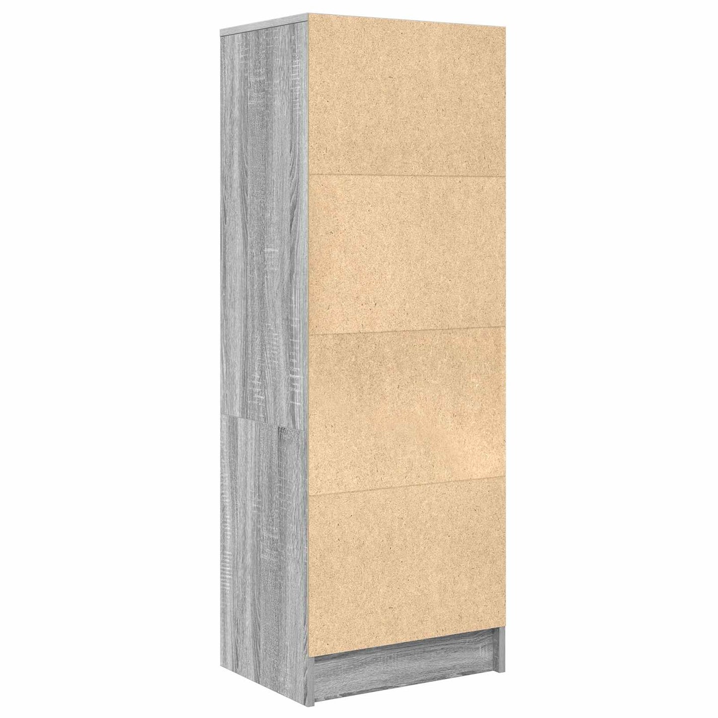 vidaXL Highboard με συρτάρι Γκρίζο Σονομα 45,5 x 34 x 127 εκ