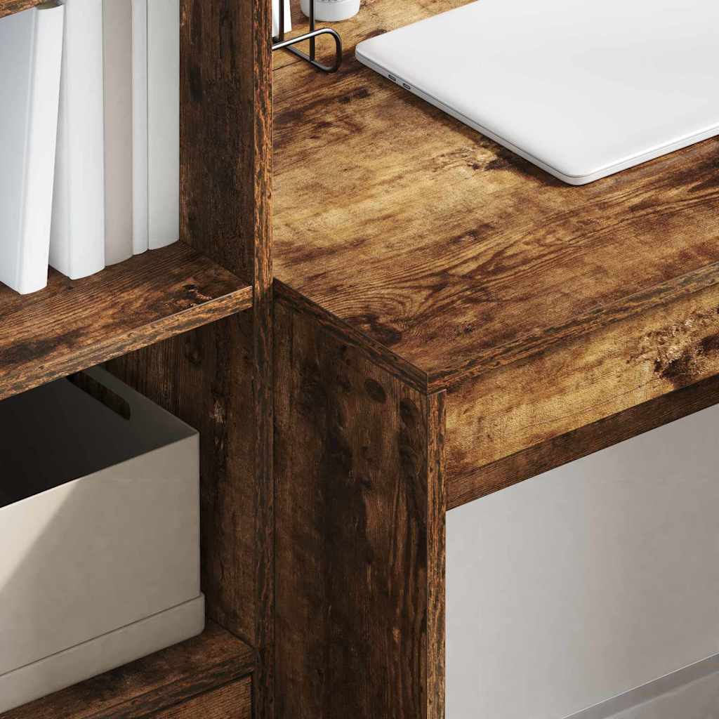 vidaXL Γραφείο Άλλο Καπνιστή δρυς 100 x 50 x 76 εκ. Επεξεργασμένο ξύλο