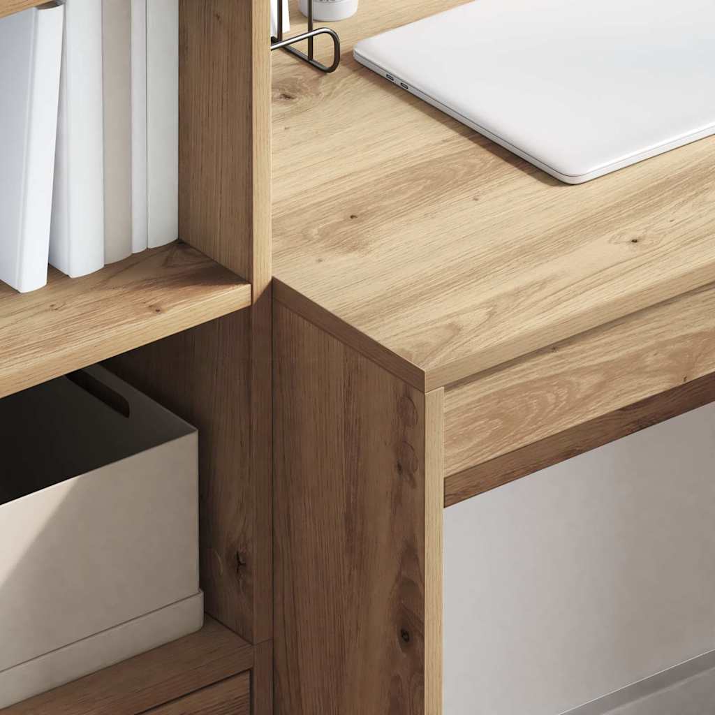 vidaXL Γραφείο Άλλο artisan δρυς 100 x 50 x 76 εκ. Επεξεργασμένο ξύλο