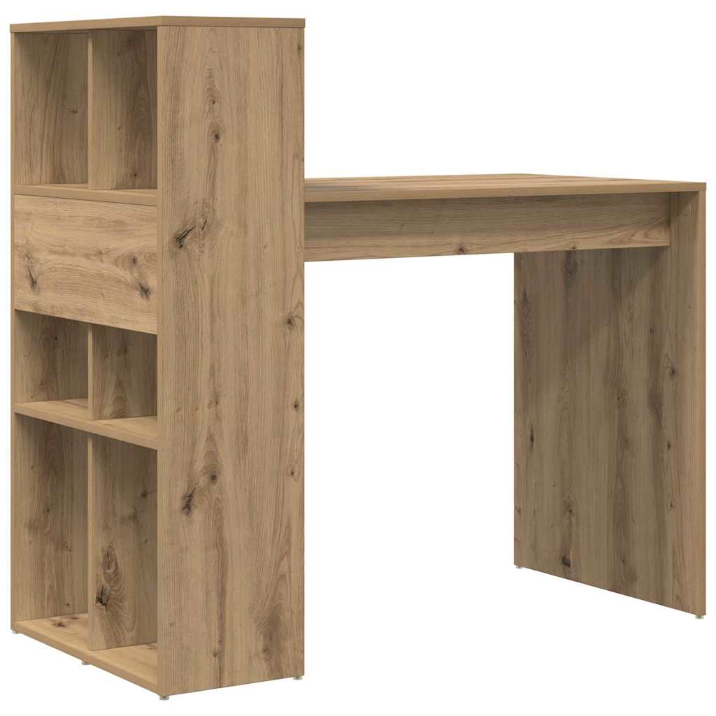 vidaXL Γραφείο Artisan Oak 108 x 55 x 103.5 εκ Επεξεργασμένο ξύλο