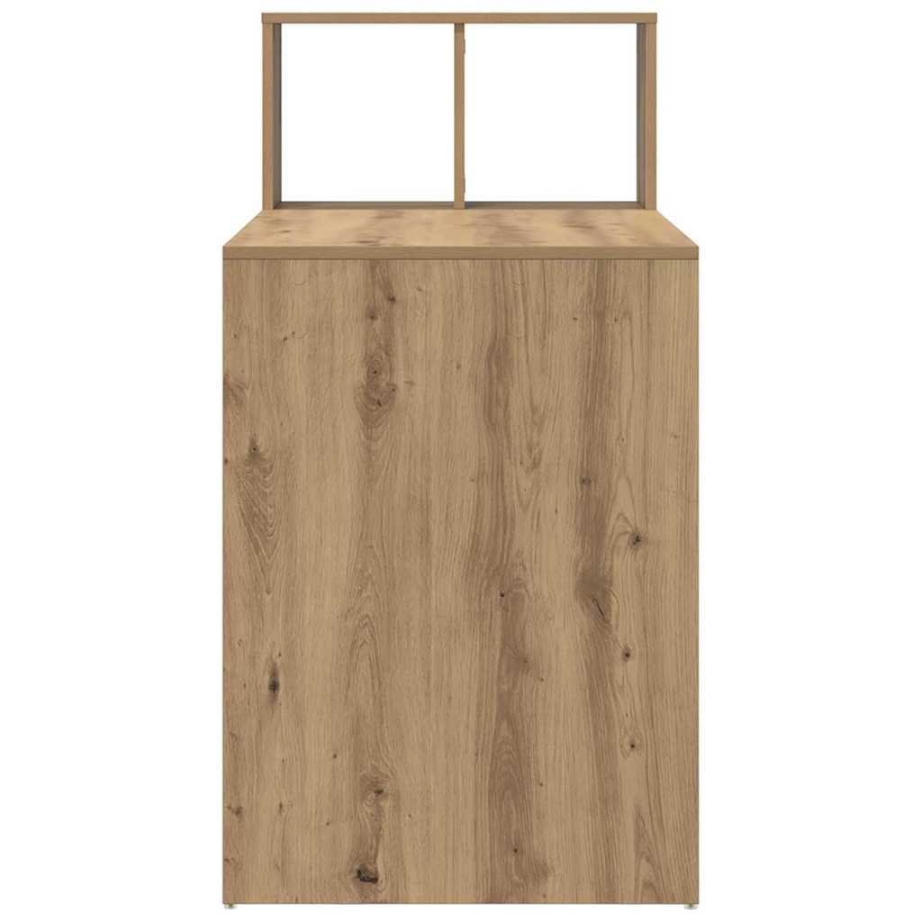 vidaXL Γραφείο Artisan Oak 108 x 55 x 103.5 εκ Επεξεργασμένο ξύλο