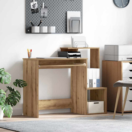 vidaXL Γραφείο Artisan Oak 106 x 40 x 88.5 εκ Επεξεργασμένο ξύλο