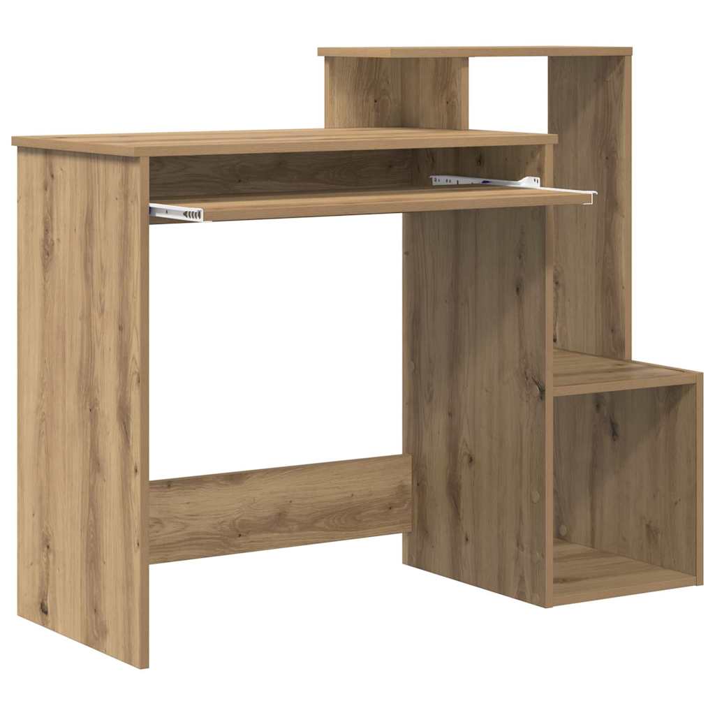 vidaXL Γραφείο Artisan Oak 106 x 40 x 88.5 εκ Επεξεργασμένο ξύλο