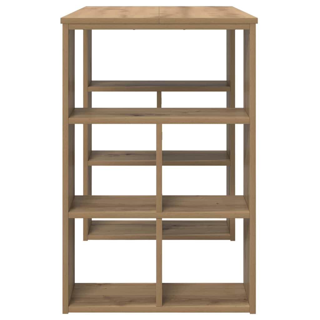 vidaXL Γραφείο artisan δρυς 90 x 50 x 75 εκ. Επεξεργασμένο ξύλο