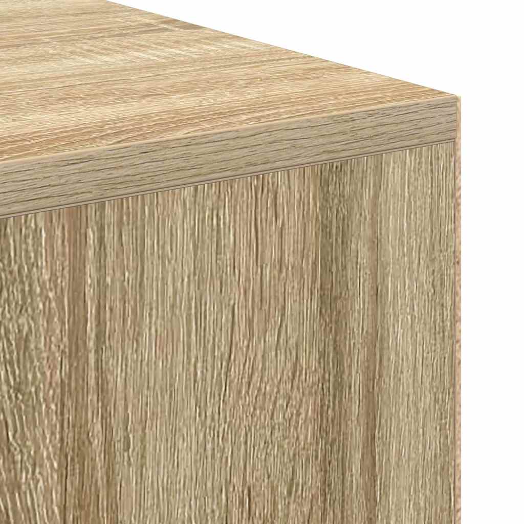 vidaXL Γραφείο με ράφι Sonoma Δρυς 102 x 50 x 75 εκ Επεξεργασμένο ξύλο