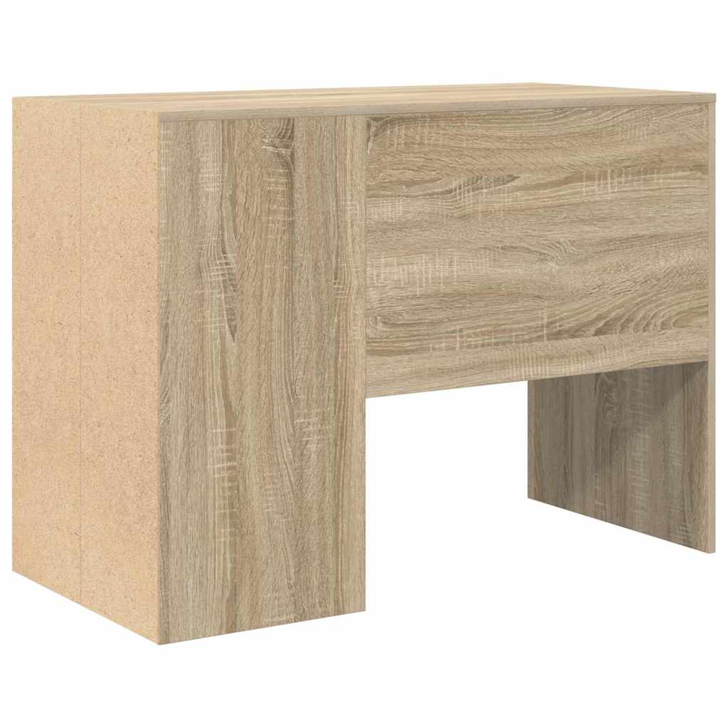 vidaXL Γραφείο με ράφι Sonoma Δρυς 102 x 50 x 75 εκ Επεξεργασμένο ξύλο