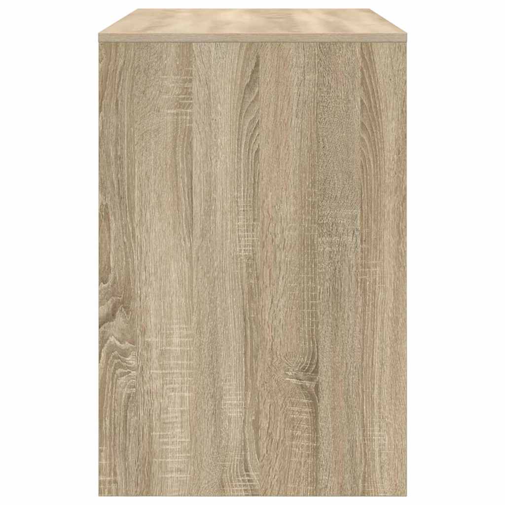 vidaXL Γραφείο με ράφι Sonoma Δρυς 102 x 50 x 75 εκ Επεξεργασμένο ξύλο