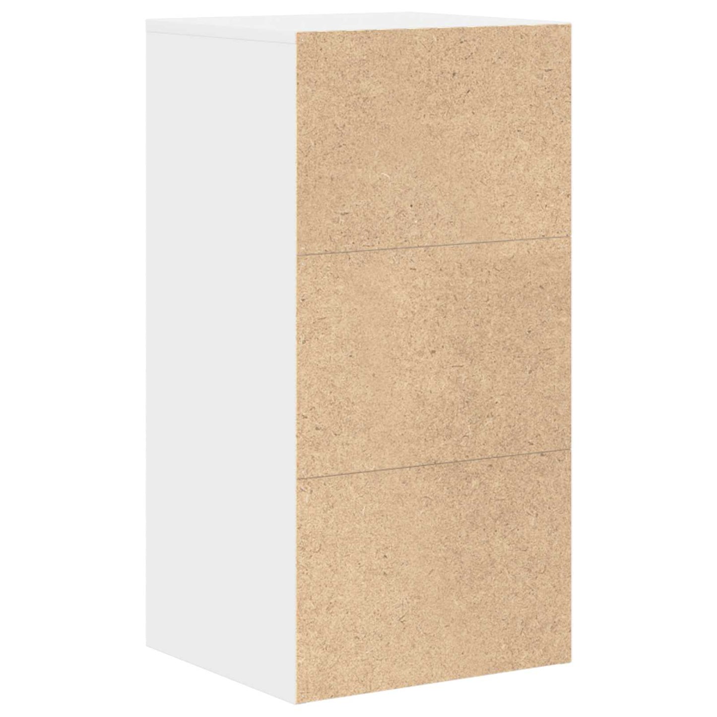 vidaXL Πλαϊνό γραφείο με συρτάρι Λευκό 38 x 34 x 75 εκ