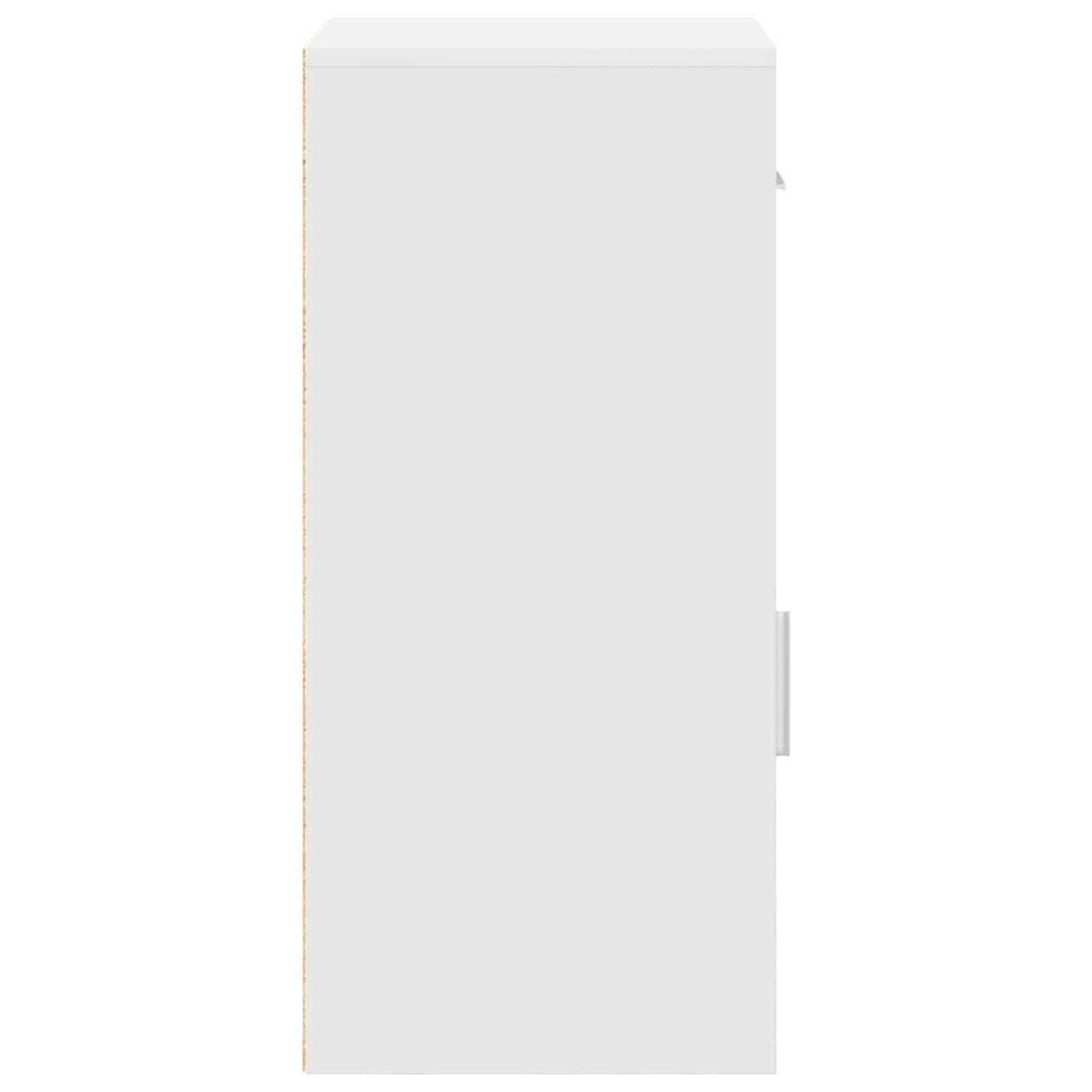 vidaXL Πλαϊνό γραφείο με συρτάρι Λευκό 38 x 34 x 75 εκ