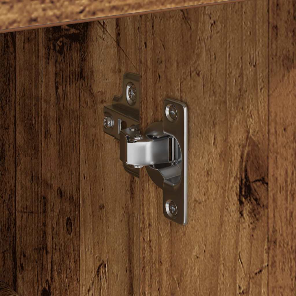 vidaXL Πλαϊνό γραφείο Παλαιό ξύλο 38 x 34,5 x 75 εκ Επεξεργασμένο ξύλο