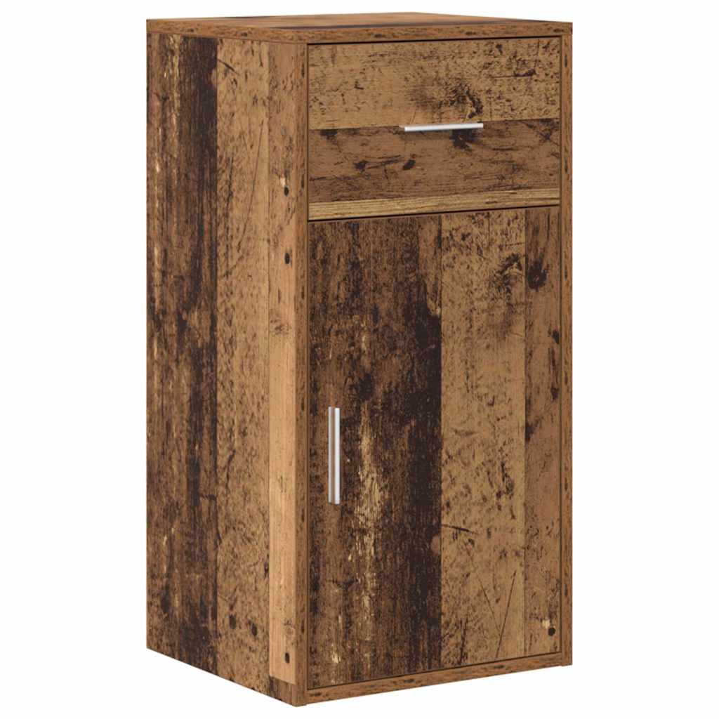 vidaXL Πλαϊνό γραφείο Παλαιό ξύλο 38 x 34,5 x 75 εκ Επεξεργασμένο ξύλο