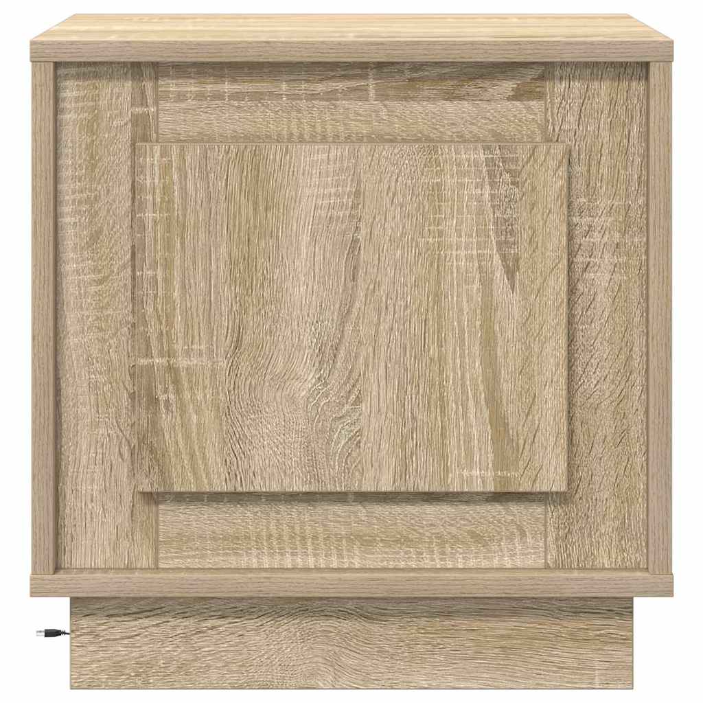 vidaXL Κομοδίνο 2 pcs Sonoma Δρυς 44 x 34.5 x 45 εκ Επεξεργασμένο ξύλο