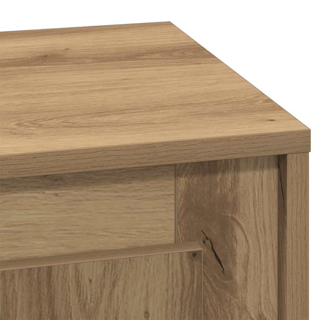 vidaXL Κομοδίνο με Artisan Oak 44 x 34.5 x 45 εκ Επεξεργασμένο ξύλο
