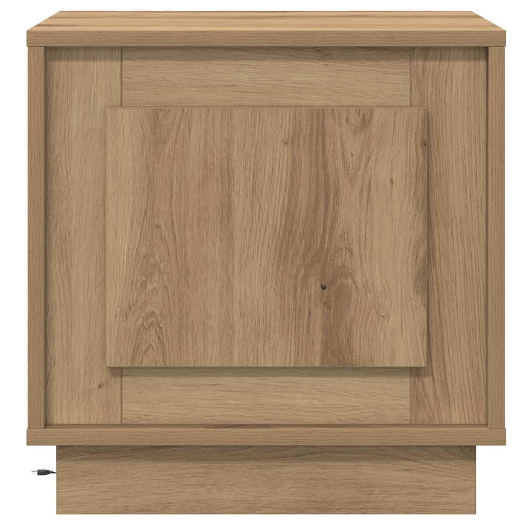 vidaXL Κομοδίνο με Artisan Oak 44 x 34.5 x 45 εκ Επεξεργασμένο ξύλο